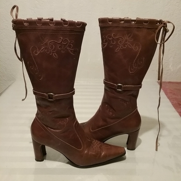 - WOMENS ROPER BROWN BOOTS STYLE 11131 SIZE 5 - Picture 6 of 13